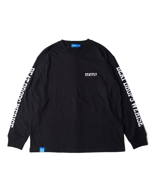 GLAZOS（グラソス）の「袖ロゴプリント長袖Tシャツ（Tシャツ/カットソー・キッズ・ブルー/ブラック/ホワイト・180cm/160cm/170cm/150cm）」の13枚目の写真