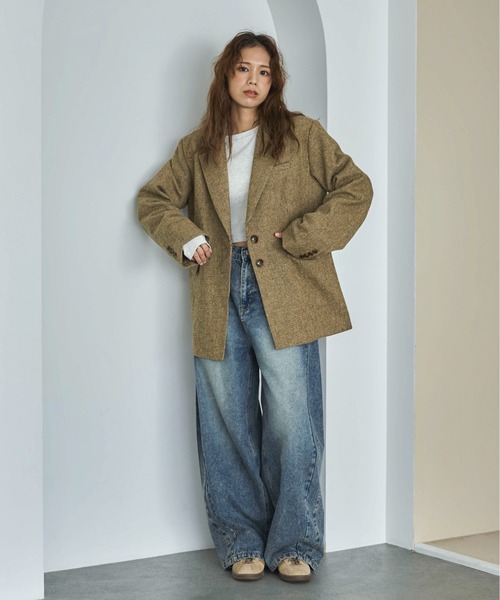 feepur（フェピュール）の「ウール混テーラードジャケット（テーラード