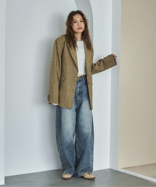 feepur（フェピュール）の「ウール混テーラードジャケット（テーラード