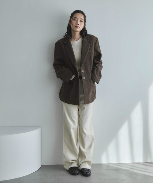 feepur（フェピュール）の「ウール混テーラードジャケット（テーラード