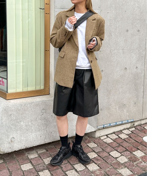 ウール混テーラードジャケット（テーラードジャケット）｜feepur