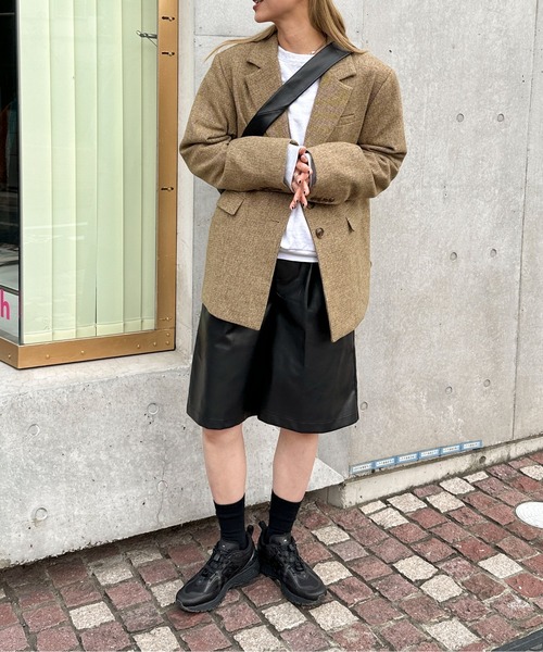 ウール混テーラードジャケット（テーラードジャケット）｜feepur