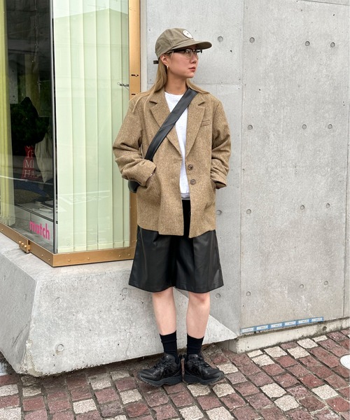 ウール混テーラードジャケット（テーラードジャケット）｜feepur