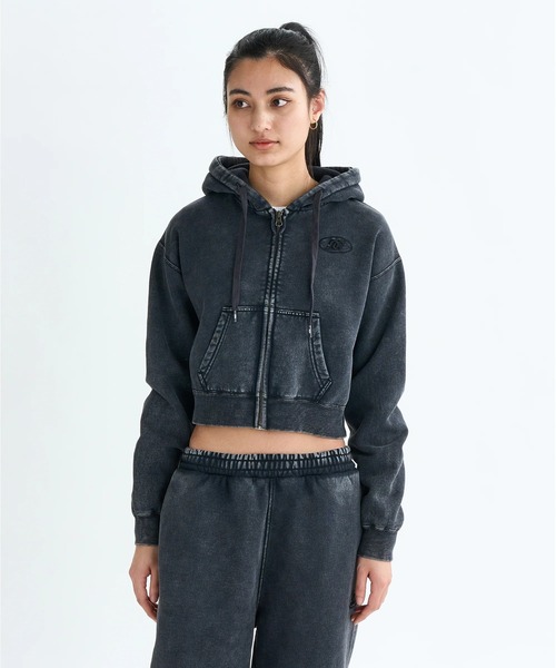 25 WS HIDDEN SHORT Z/DCジップアップショート丈パーカー・フーディー