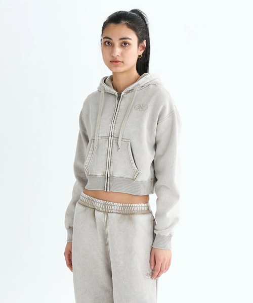 25 WS HIDDEN SHORT Z/DCジップアップショート丈パーカー・フーディー