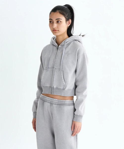 25 WS HIDDEN SHORT Z/DCジップアップショート丈パーカー