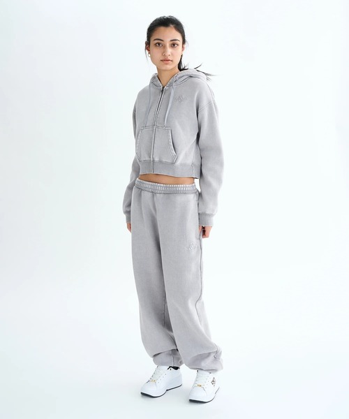 DC SHOES(ディーシーシューズ)の「25 WS HIDDEN SHORT Z/DCジップアップショート丈パーカー・フーディー(パーカー・レディース・ミント/アンティークシルバー/グレイッシュベージュ/ブラック系その他・MEDIUM/LARGE/SMALL)」の7枚目の写真