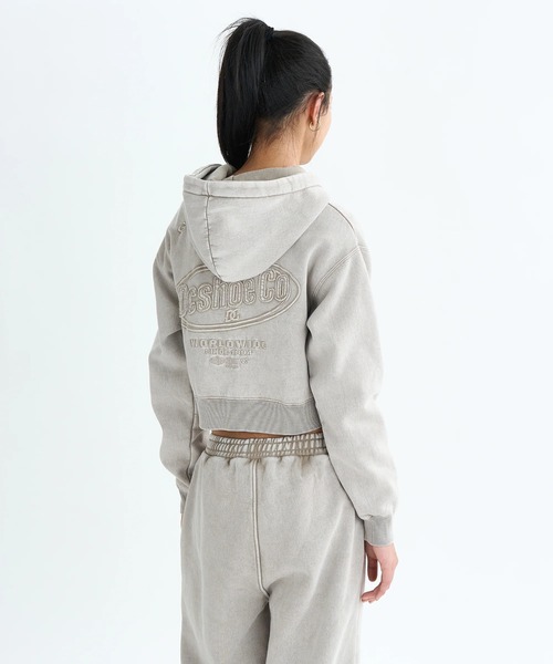 25 WS HIDDEN SHORT Z/DCジップアップショート丈パーカー・フーディー