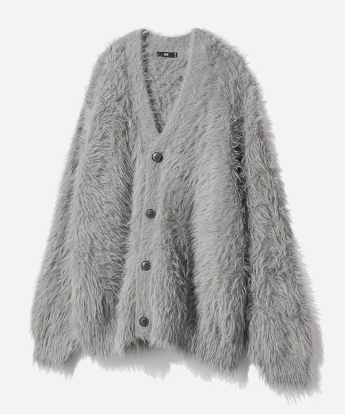 HARE 新品 アソートガラシャギーカーディガン グレー　Mサイズ HARE（ハレ）の「アソートガラシャギーカーディガン(HARE