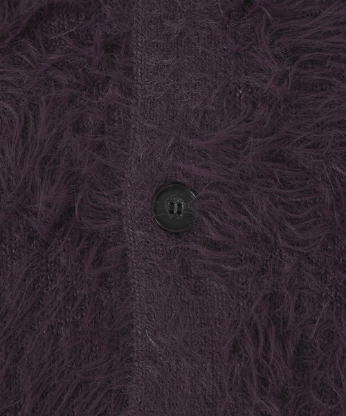 HARE(ハレ)の「ロングシャギーカーディガン(HARE)(カーディガン/ボレロ・メンズ・ブルー/ブラック/パープル/グレー/レッド・SMALL/MEDIUM)」の18枚目の写真