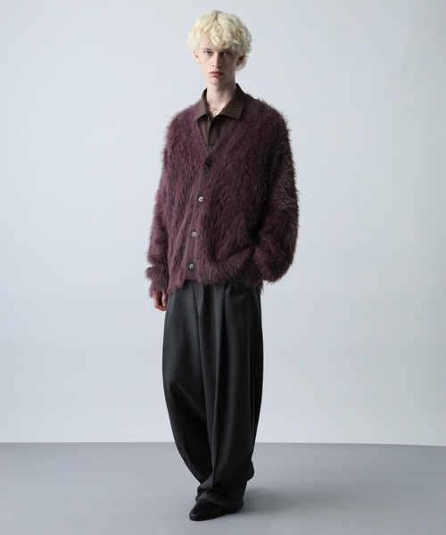 ロングシャギーカーディガン(HARE)（カーディガン/ボレロ）｜HARE