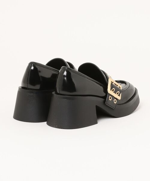 STEVE MADDEN(スティーブマデン)の「ビッグバックルデザインローファー/S.MADDEN BRIDGETON-VA(ローファー・レディース・ブラック・24.5cm/24.0cm/23.5-24/23.5cm/23.0cm/22.5cm)」の2枚目の写真