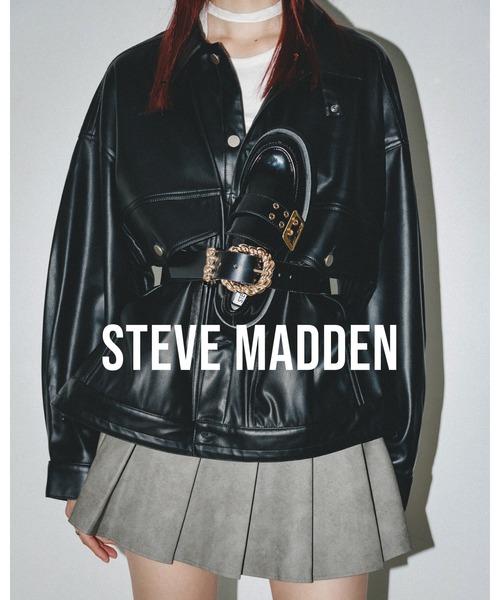 STEVE MADDEN(スティーブマデン)の「ビッグバックルデザインローファー/S.MADDEN BRIDGETON-VA(ローファー・レディース・ブラック・24.5cm/24.0cm/23.5-24/23.5cm/23.0cm/22.5cm)」の4枚目の写真