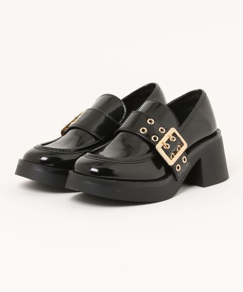 STEVE MADDEN(スティーブマデン)の「ビッグバックルデザインローファー/S.MADDEN BRIDGETON-VA(ローファー・レディース・ブラック・24.5cm/24.0cm/23.5-24/23.5cm/23.0cm/22.5cm)」の5枚目の写真