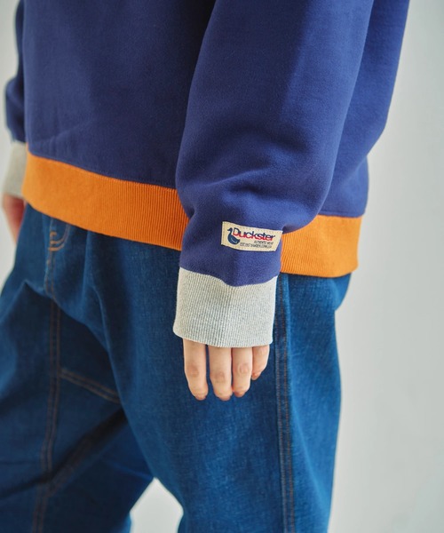 go slow caravan（ゴースローキャラバン）の「Duckster/ダックスター　OJISAN刺繍マルチカラー スウェット（スウェット・メンズ・グレー/ネイビー/ブラック/チャコールグレー・MEDIUM/LARGE/X-LARGE）」の9枚目の写真