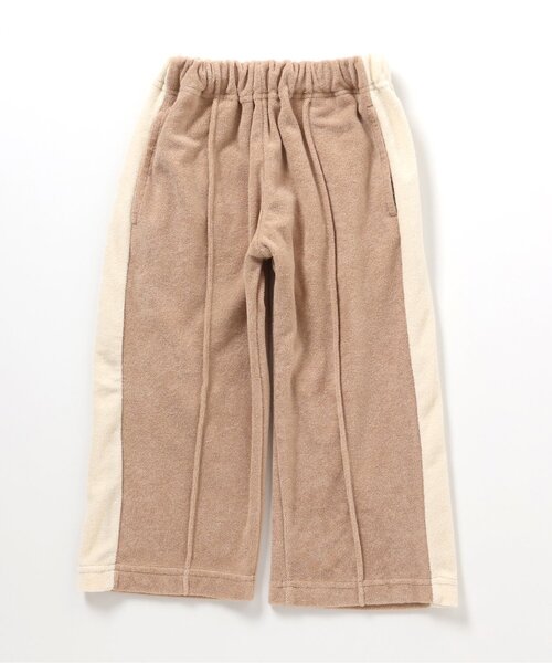 BREEZE(브리즈)의 「【WEB 한정/주니어 대응】 사이드 라인 파일 트랙 팬츠(그 외 팬츠)」｜베이지