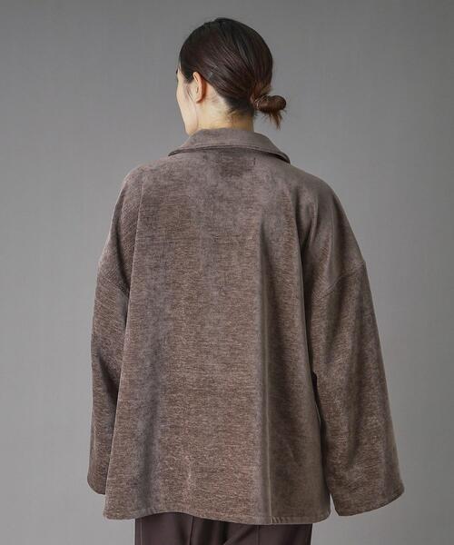 PROVOKE （プロヴォーク）の「provoke（プロヴォーク）ハーフジッププルオーバー（Tシャツ/カットソー・レディース・ブラウン系その他/ライトベージュ・00）」の10枚目の写真