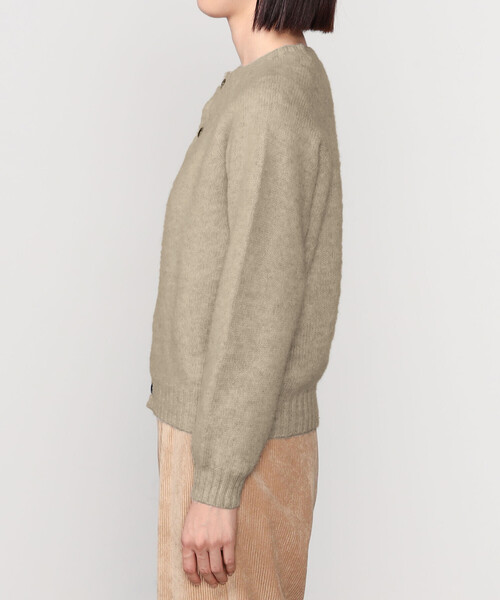 Morris & Sons（モリスアンドサンズ）の「MORRIS & SONS | ブラッシュカーディガン WOMEN（カーディガン/ボレロ・レディース・A/パープル/ブルー/グレイッシュベージュ・00/0）」の10枚目の写真