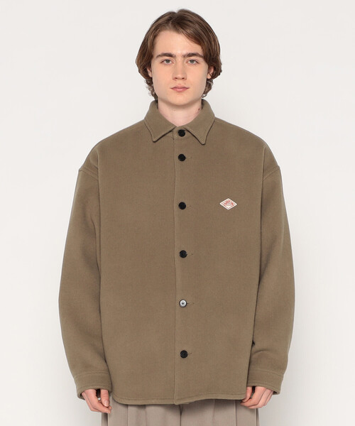 MEN'S WOOL MELTON SHIRT JACKET（その他アウター）｜DANTON（ダントン