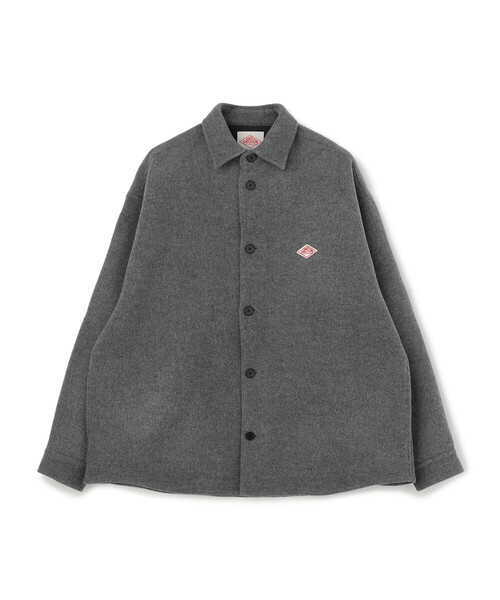 DANTON（ダントン）の「MEN'S WOOL MELTON SHIRT JACKET（その他アウター・メンズ・ダークネイビー/オリーブ/グレー/ベージュ/オレンジ・38/40/42/44）」の2枚目の写真