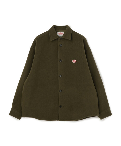 DANTON（ダントン）の「MEN'S WOOL MELTON SHIRT JACKET（その他アウター・メンズ・ダークネイビー/オリーブ/グレー/ベージュ/オレンジ・38/40/42/44）」の3枚目の写真
