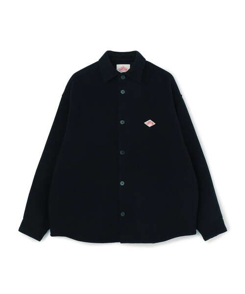 DANTON（ダントン）の「MEN'S WOOL MELTON SHIRT JACKET（その他アウター・メンズ・ダークネイビー/オリーブ/グレー/ベージュ/オレンジ・38/40/42/44）」の4枚目の写真