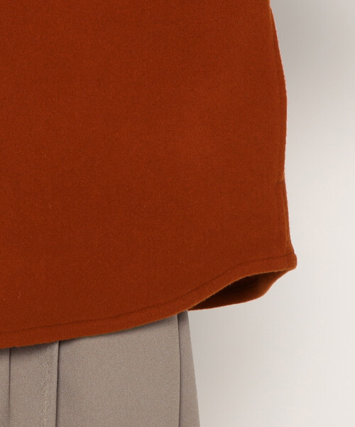 DANTON（ダントン）の「MEN'S WOOL MELTON SHIRT JACKET（その他アウター・メンズ・ダークネイビー/オリーブ/グレー/ベージュ/オレンジ・38/40/42/44）」の16枚目の写真