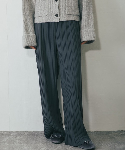 ANOTHER S(アナザーエス)の「プリーツパンツ(その他パンツ・レディース・ブラウン/ブラック/グレー・M)」の3枚目の写真