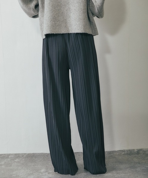 ANOTHER S(アナザーエス)の「プリーツパンツ(その他パンツ・レディース・ブラウン/ブラック/グレー・M)」の9枚目の写真