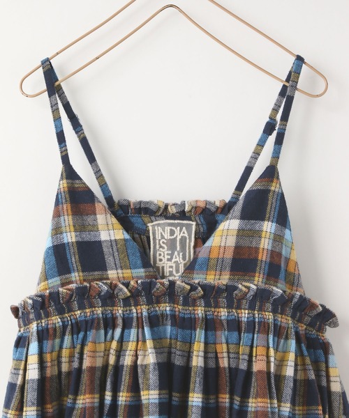 LOWRYS FARM（ローリーズファーム）の「INDIA IS BEAUTIFULキャミワンピース　 598234（ワンピース・キッズ・ブルー/レッド・110cm/130cm/150cm）」の3枚目の写真