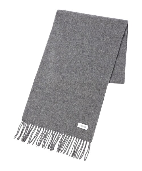 セール】ウォッシャブルカシミヤ ソリッドマフラー（マフラー