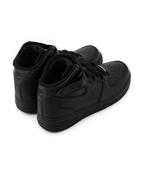 NIKE（ナイキ）の「NIKE（ナイキ） ウィメンズエアフォース1MID（スニーカー・レディース・ホワイト/ブラック・25cm/23cm/24.5cm/23.5cm/24cm）」の6枚目の写真
