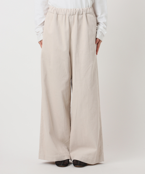 JOURNAL STANDARD relume（ジャーナルスタンダード　レリューム）の「《追加》コットンコーデュロイイージーワイド（その他パンツ・レディース・ピンク/カーキ/ホワイト・36/38）」の8枚目の写真