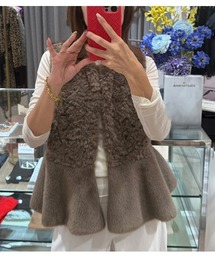 FELLINI | 【Fellini/フェリーニ】ペプラムファーベスト(ベスト)