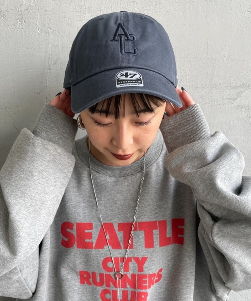 AMERICANA（アメリカーナ）の「[Americana/アメリカーナ] AC 47クリーンナップ ブランドロゴ刺繍 キャップ（キャップ・レディース・チャコールグレー/ブラック/ネイビー・ONE SIZE）」の3枚目の写真