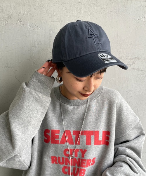 AMERICANA（アメリカーナ）の「[Americana/アメリカーナ] AC 47クリーンナップ ブランドロゴ刺繍 キャップ（キャップ・レディース・チャコールグレー/ブラック/ネイビー・ONE SIZE）」の21枚目の写真