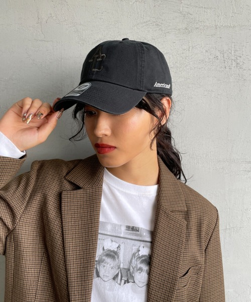 AMERICANA（アメリカーナ）の「[Americana/アメリカーナ] AC 47クリーンナップ ブランドロゴ刺繍 キャップ（キャップ・レディース・チャコールグレー/ブラック/ネイビー・ONE SIZE）」の7枚目の写真