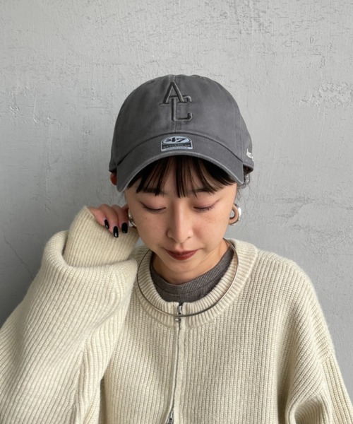 AMERICANA（アメリカーナ）の「[Americana/アメリカーナ] AC 47クリーンナップ ブランドロゴ刺繍 キャップ（キャップ・レディース・チャコールグレー/ブラック/ネイビー・ONE SIZE）」の14枚目の写真