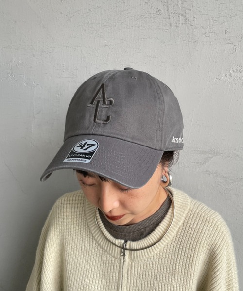 AMERICANA（アメリカーナ）の「[Americana/アメリカーナ] AC 47クリーンナップ ブランドロゴ刺繍 キャップ（キャップ・レディース・チャコールグレー/ブラック/ネイビー・ONE SIZE）」の17枚目の写真