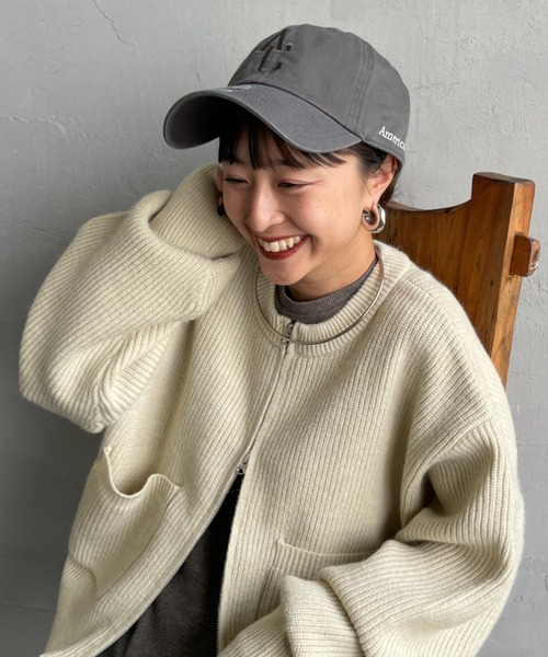 AMERICANA（アメリカーナ）の「[Americana/アメリカーナ] AC 47クリーンナップ ブランドロゴ刺繍 キャップ（キャップ・レディース・チャコールグレー/ブラック/ネイビー・ONE SIZE）」の11枚目の写真