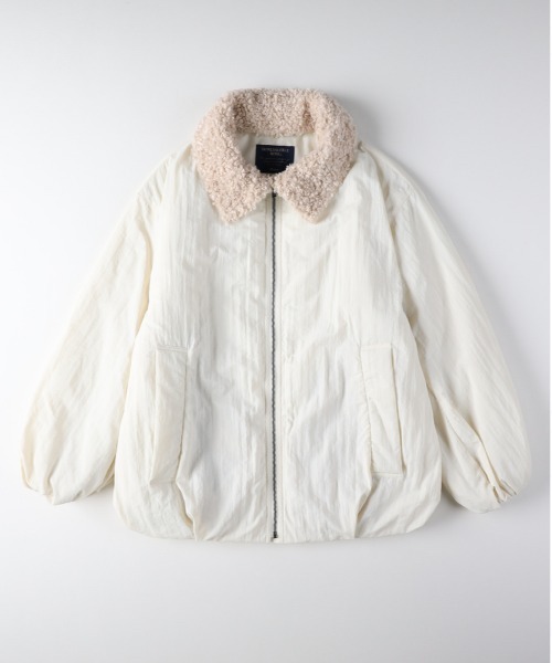 セール】【HONEYSUCKLE ROSE】フェイクファー襟ジャケット (ボリューム