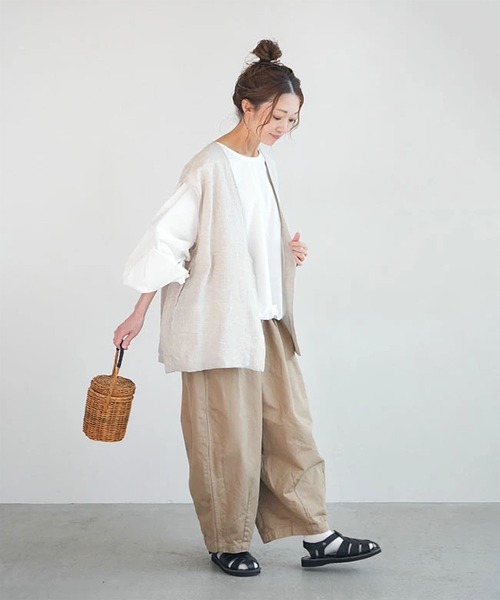 solamonat poche（ソラモナポッシェ）の「ウェザーバルーン2wayブラウス（シャツ/ブラウス・レディース・ホワイト・2.0）」の5枚目の写真
