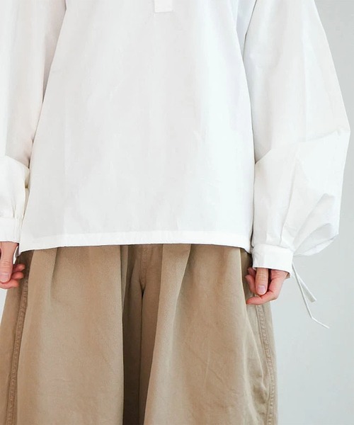 solamonat poche（ソラモナポッシェ）の「ウェザーバルーン2wayブラウス（シャツ/ブラウス・レディース・ホワイト・2.0）」の9枚目の写真