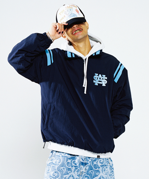 WKNDRS(ウィーキャンドース)の「REFEREE ANORAK JK (NAVY)(ナイロンジャケット・レディース・その他・MEDIUM/LARGE/X-LARGE)」の7枚目の写真