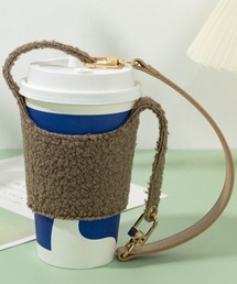 Made in I（メイドインアイ）の「もこもこカップホルダー（グラス/マグカップ/タンブラー）」