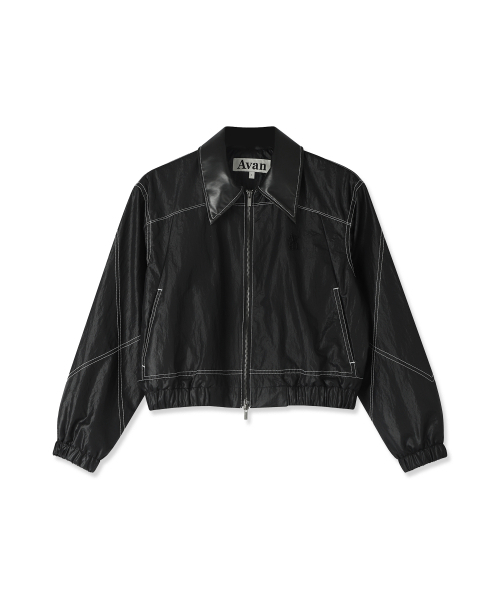 AVANDRESS(アバンドレス )の「クールステッチグロッシージャンパーブラック(ナイロンジャケット・レディース・ブラック・SMALL/MEDIUM)」の2枚目の写真