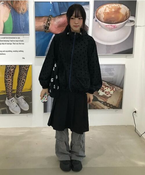 FLAREUP(フレアアップ)の「Pleats Midi Skirt (FL-243_Black)(スカート・レディース・ブラック・1/2)」の15枚目の写真