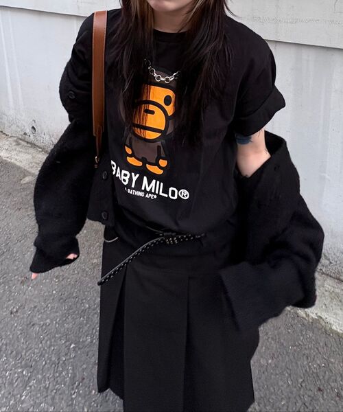 FLAREUP(フレアアップ)の「Pleats Midi Skirt (FL-243_Black)(スカート・レディース・ブラック・1/2)」の18枚目の写真
