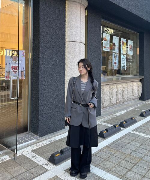 FLAREUP(フレアアップ)の「Pleats Midi Skirt (FL-243_Black)(スカート・レディース・ブラック・1/2)」の10枚目の写真