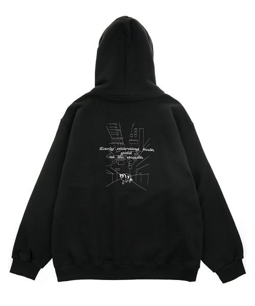 GAKKAI UNIONS(ガッカイユニオンズ)の「HCATフード集業ブラック(パーカー・レディース・その他・MEDIUM/LARGE)」の5枚目の写真